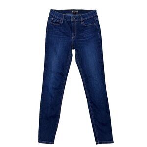 Black Orchid Los Angeles Jude Crop Dark Wash Skinny Jeans Size 26
